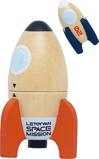 Ensemble de fusées en bois Space Mission Le Toy Van