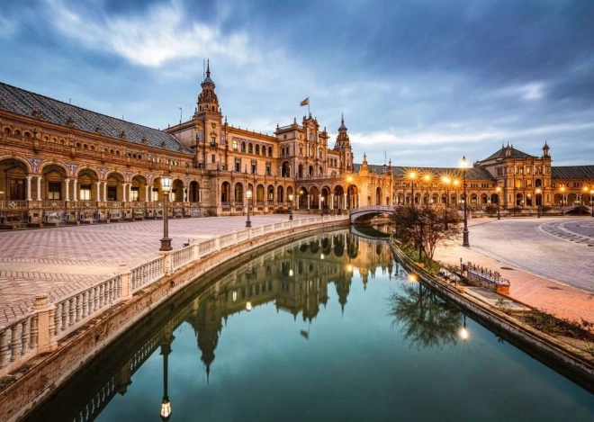 Puzzle RAVENSBURGER Place d’Espagne Rome 1000 pièces