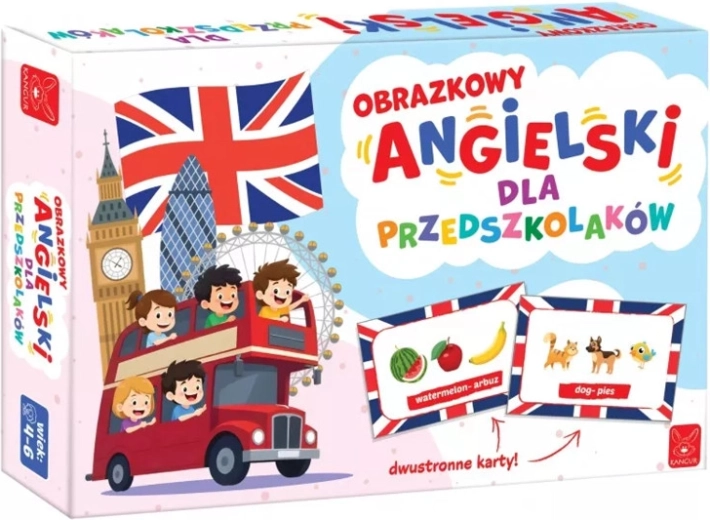 Anglais illustré pour les enfants d’âge préscolaire