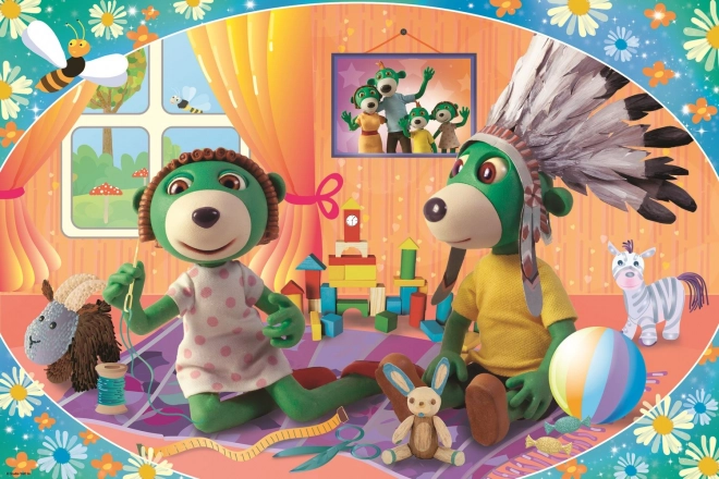 Puzzle Treflíci amusement partagé MAXI 24 pièces