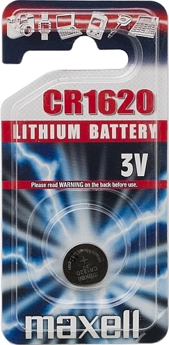 Pile bouton au lithium Maxell CR1620 3 V
