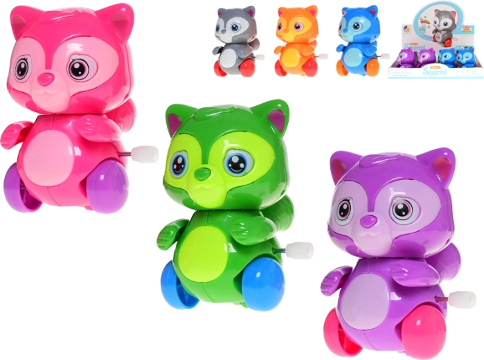 Écureuil à remontoir – jouet interactif roulant pour enfants