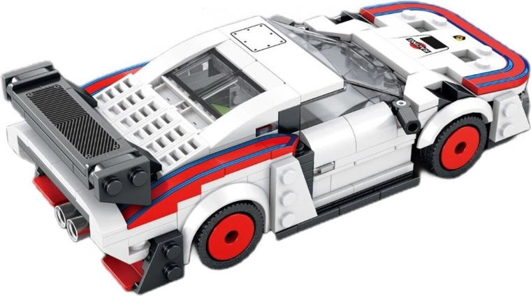Kit de construction voiture de sport blanche 346 pièces