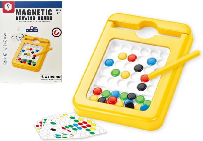 Mosaïque magnétique avec stylet et cartes de modèles