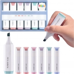Ensemble de mini surligneurs couleurs pastel 6 pcs