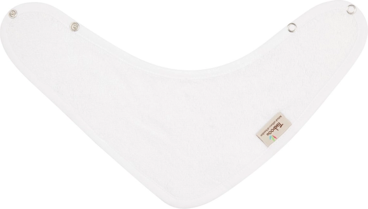 Timboo bavoir bandana blanc 36 × 22 cm
