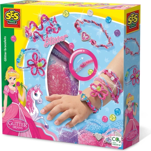 Kit de création de bracelets scintillants pour princesses