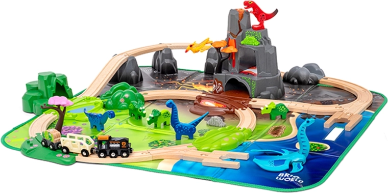 BRIO World – coffret train deluxe dinosaures