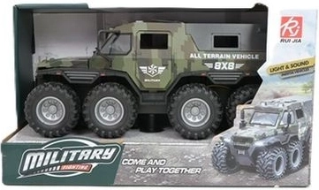 Véhicule militaire pour enfants avec lumières et sons