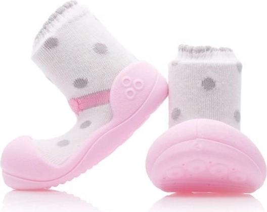 Attipas chaussons bébé Ballet Pink pour premiers pas