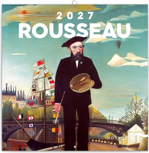 Calendrier mémo mural HENRI ROUSSEAU 2027, 30 × 30 cm