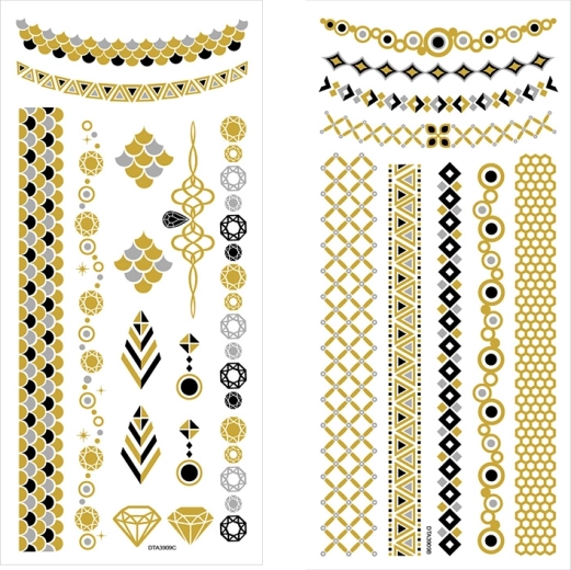 Tatouages temporaires pour filles – plusieurs modèles