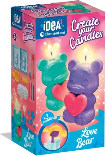 Mini usine à bougies Oursons – kit créatif pour enfants