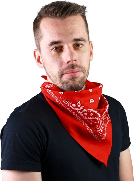 Foulard de cow-boy rouge