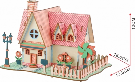 Puzzle 3D en bois Domaine des Tournesols