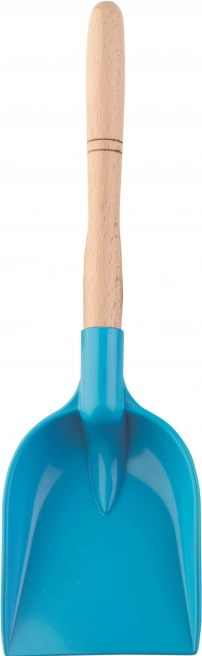 Androni pelle avec manche en bois 34 cm – Bleu