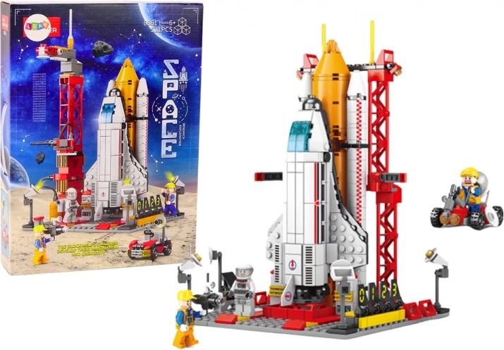 Station spatiale Blocs de construction Navette spatiale 521 pièces.