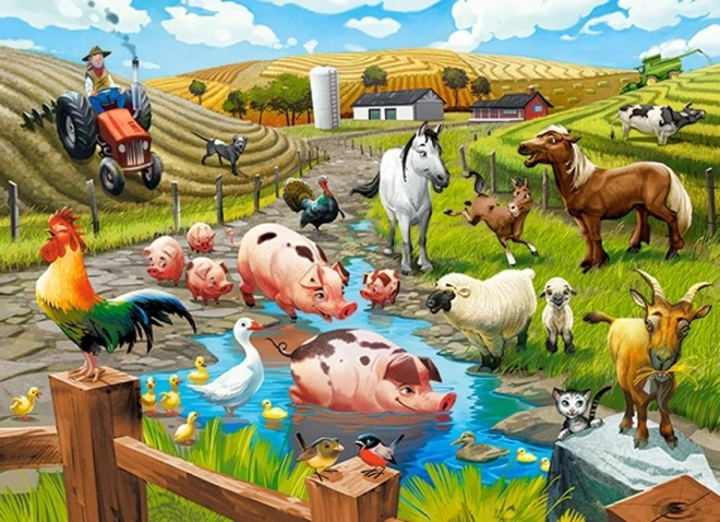 Puzzle 70 pièces Life on the Farm