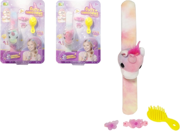 Coffret beauté – bracelet en peluche magnétique avec licorne