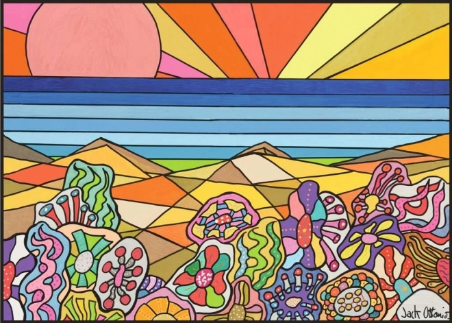 Puzzle Fleurs de pierre à Hawaï 1000 pièces