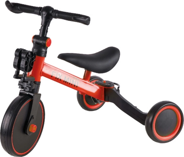 Trike Fix Mini draisienne et tricycle 3-en-1 pour enfants – Rouge