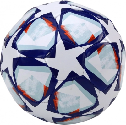 Ballon de football 24 cm Motif Étoile Blanche Taille 5