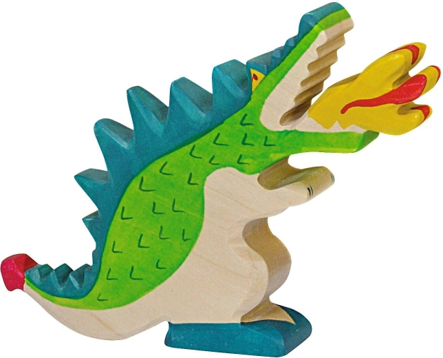 Holztiger dragon vert - 1 pièce