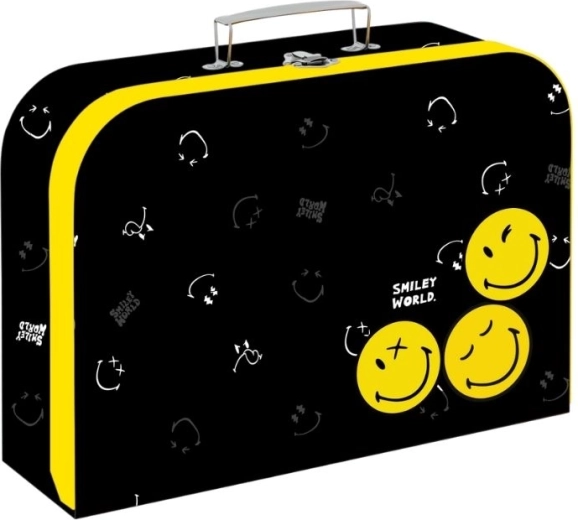 Valisette en lamifié 34 cm SMILEY WORLD