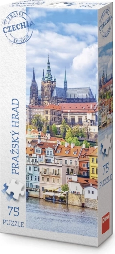 Puzzle panoramique Dino – édition touristique Tchéquie : Château de Prague (75 pièces)