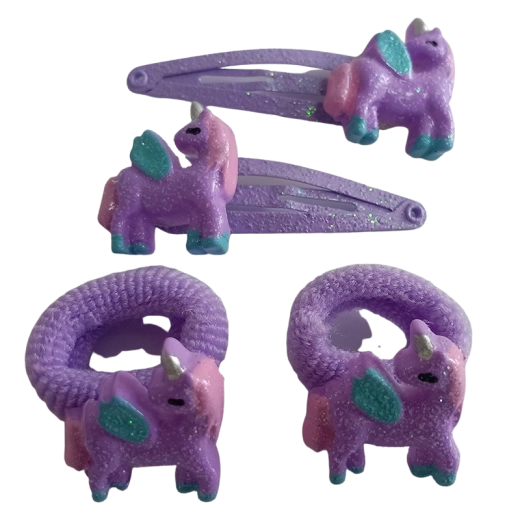 Set d’élastiques et de barrettes pour enfants