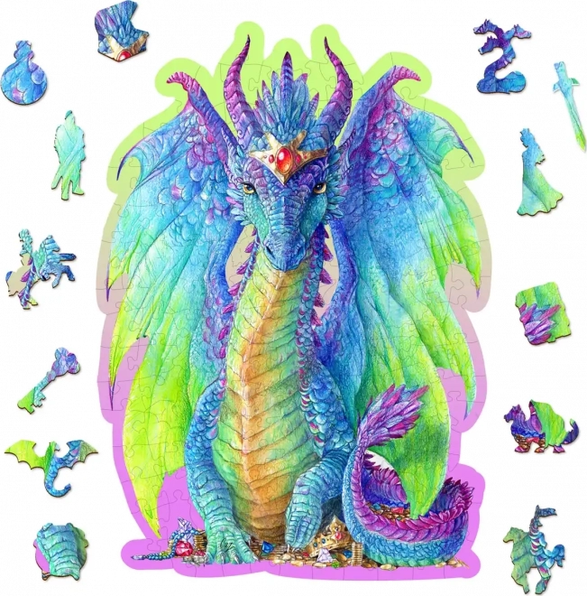 Puzzle en bois Dragon majestueux 150 pièces