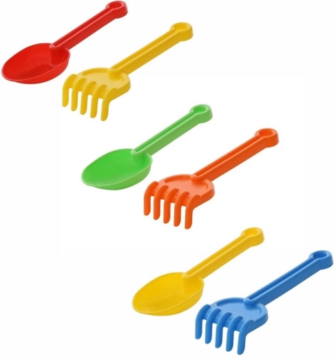 Set de sable avec pelle et râteau