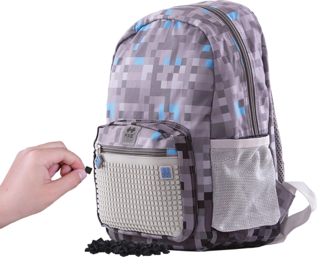 Sac à dos enfant Pixie Crew gris-bleu