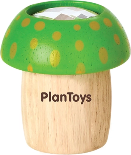 PlanToys kaléidoscope champignon vert
