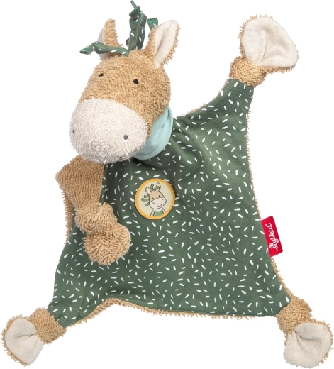 Sigikid doudou bébé poney vert 26 cm