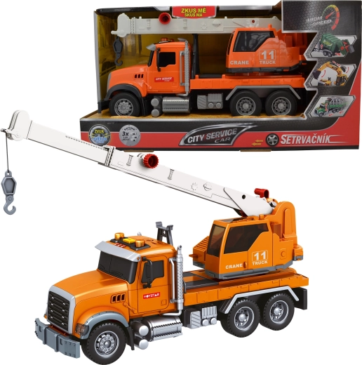 Camion de ville avec grue 1:14 avec sons et lumières