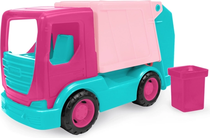 Camion-poubelle rose Wader TechTruck