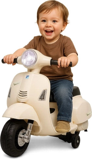 Scooter électrique pour enfants Vespa Mini blanc