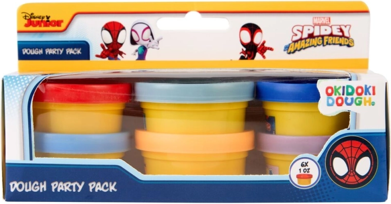 Pâte à modeler Marvel Spider-Man – set de 6 mini pots