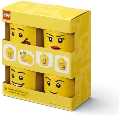 LEGO tête de rangement mini multipack 4 pcs