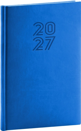 Agenda hebdomadaire Notique Aprint 2027 bleu 15 × 21 cm