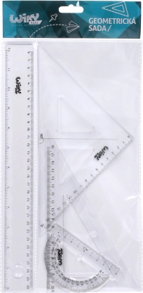 Ensemble géométrique transparent