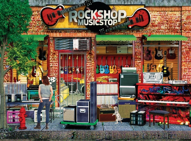 Puzzle 1000 pièces EUROGRAPHICS Rock Shop