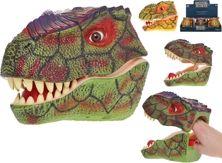 Marionnette dinosaure pour enfants 21 × 14 cm