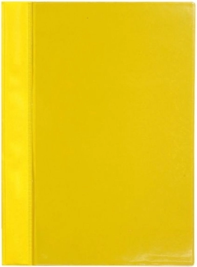 Classeur rapide A4 en PVC avec pochette avant transparente jaune