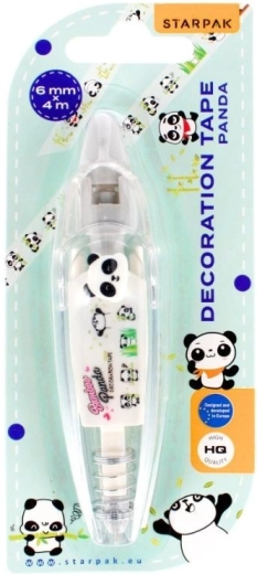 Ruban décoratif Panda 6 mm x 4 m