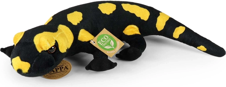 Salamandre tachetée en peluche 31 cm écoresponsable