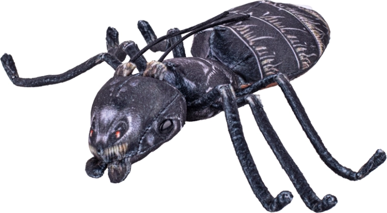 Fourmi en peluche noire 20 cm