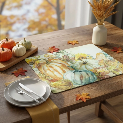 Set de table avec motif de citrouilles 40 × 30 cm