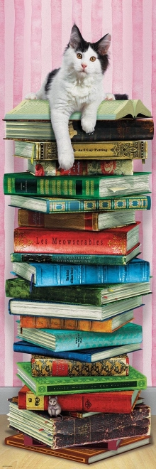 Puzzle vertical Chat académique 1000 pièces